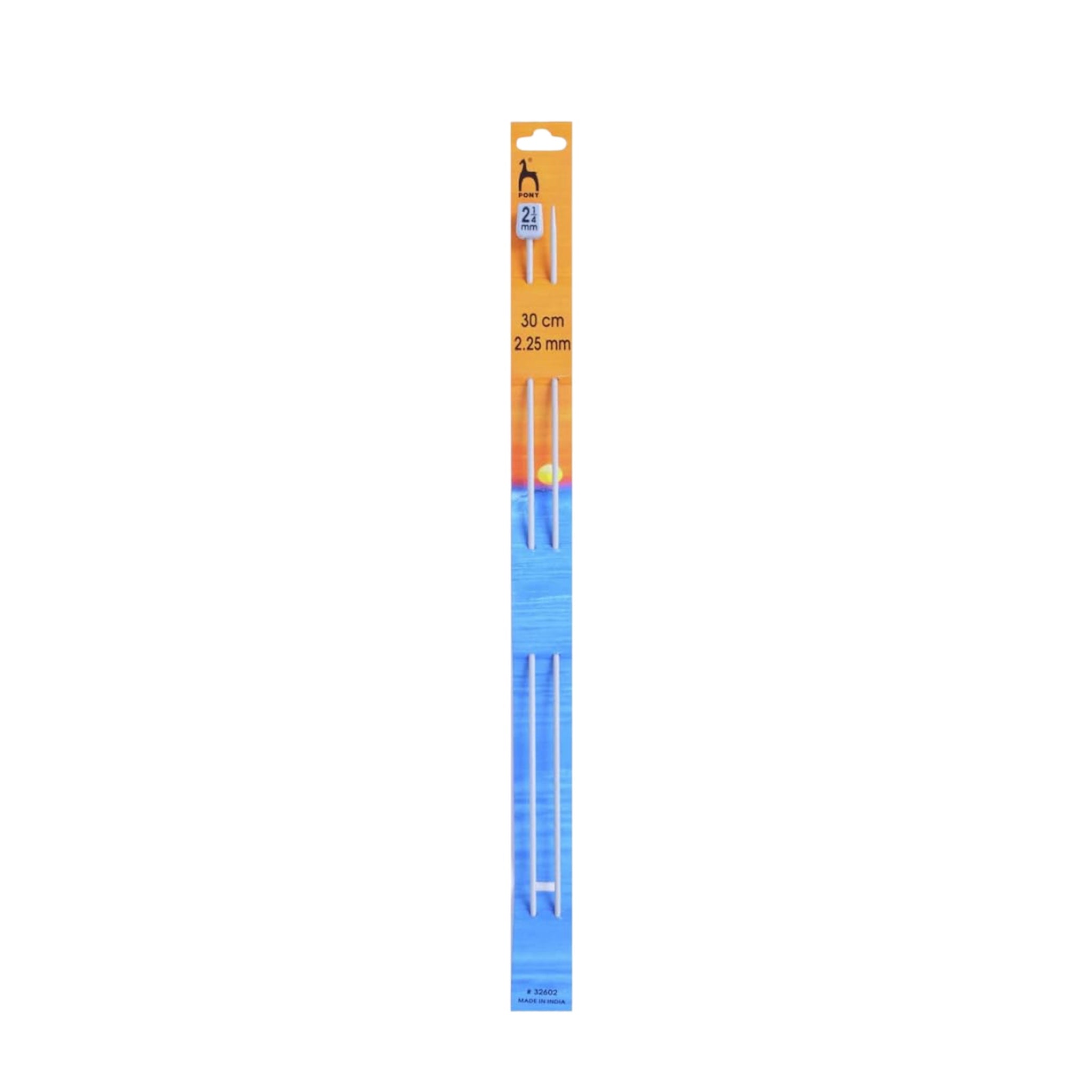 Pony Classic Knitting Needles 30cm Aluminium Single Point Needles – Choose Size 2mm–25mm | Wingora