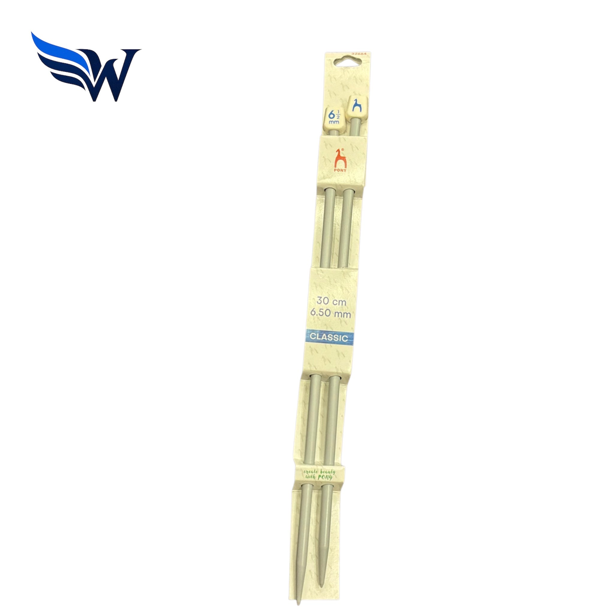 Pony Classic Knitting Needles 30cm Aluminium Single Point Needles – Choose Size 2mm–25mm | Wingora