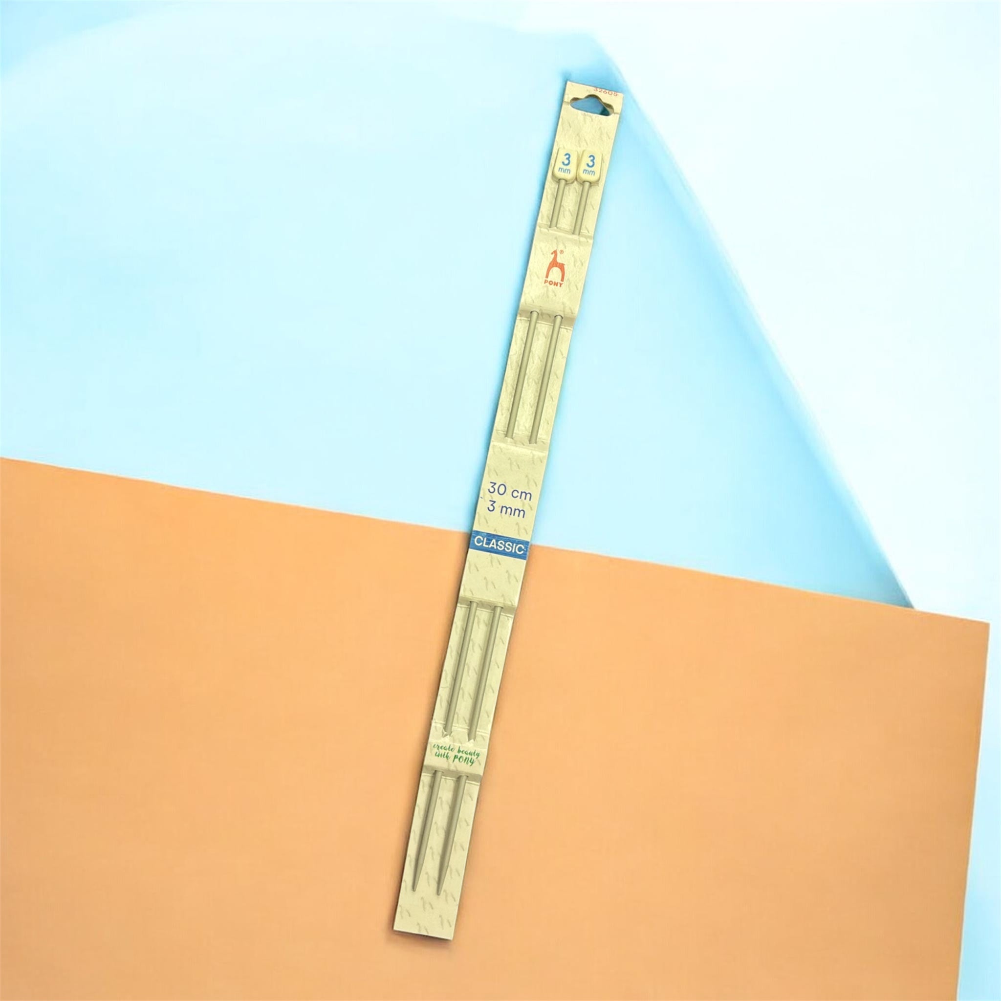 Pony Classic Knitting Needles 30cm Aluminium Single Point Needles – Choose Size 2mm–25mm | Wingora