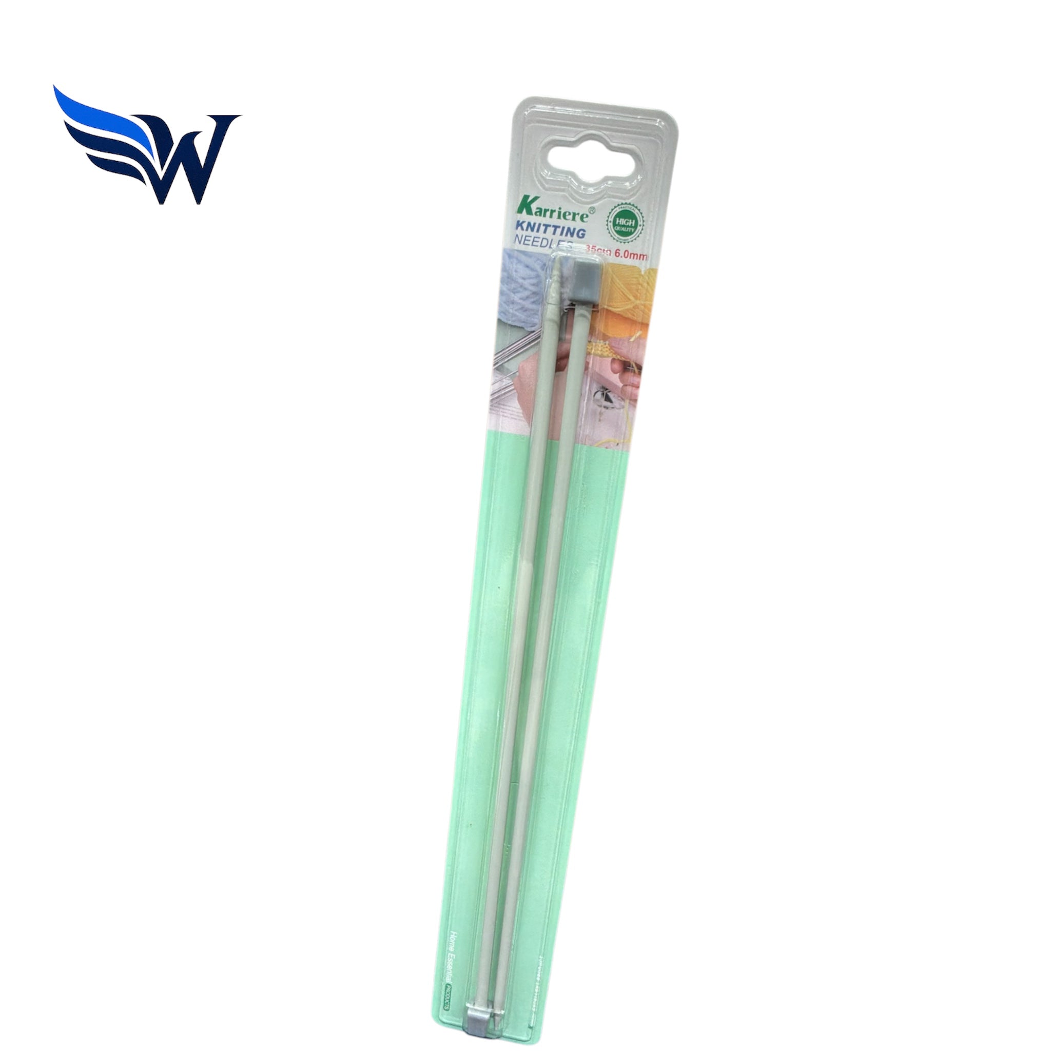 Karriere Knitting Needles 35cm – 3.50mm, 4.50mm, 5.0mm, 6.0mm, 7.0mm , 9.0mm Aluminium Single Point Needles | Wingora