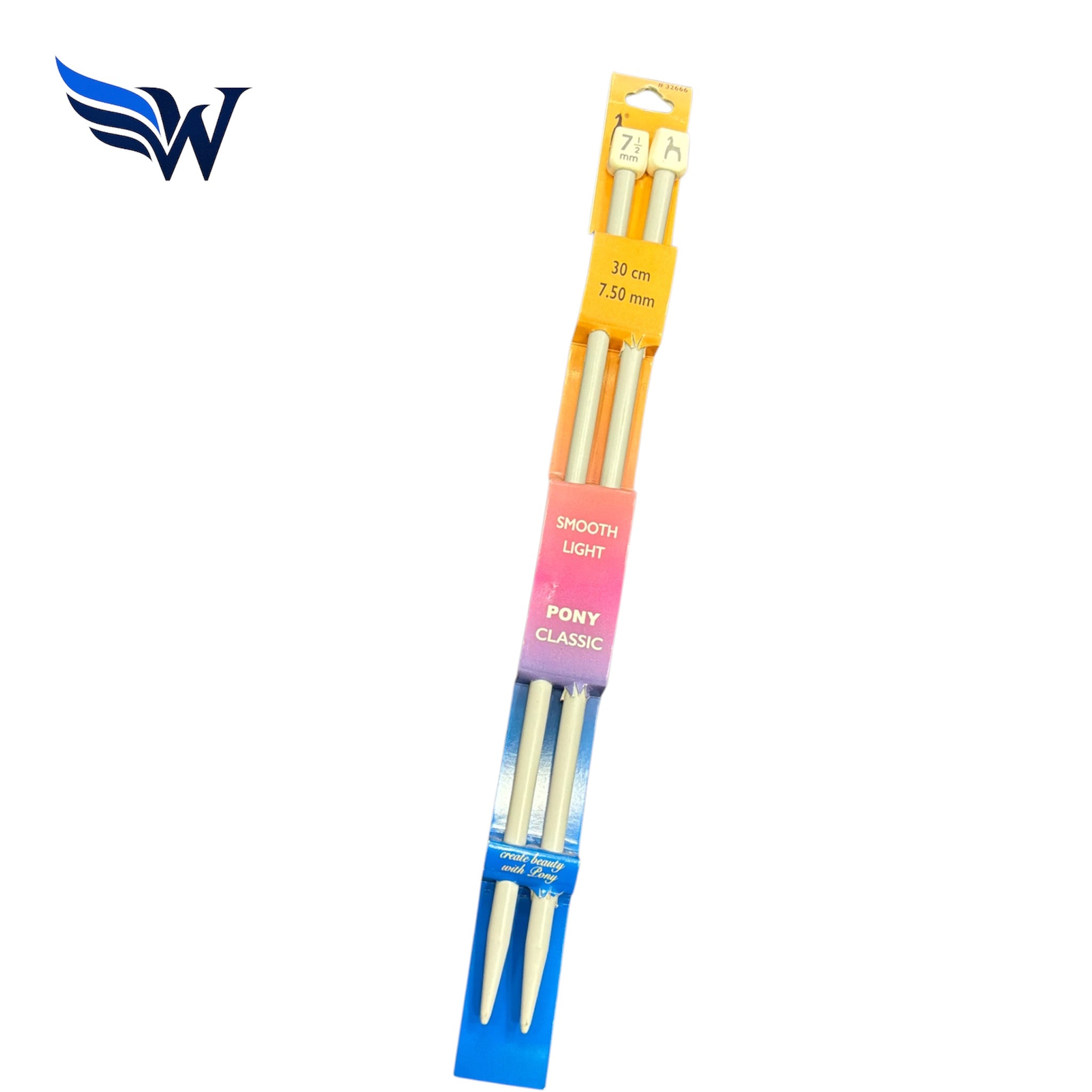 Pony Classic Knitting Needles 30cm Aluminium Single Point Needles – Choose Size 2mm–25mm | Wingora