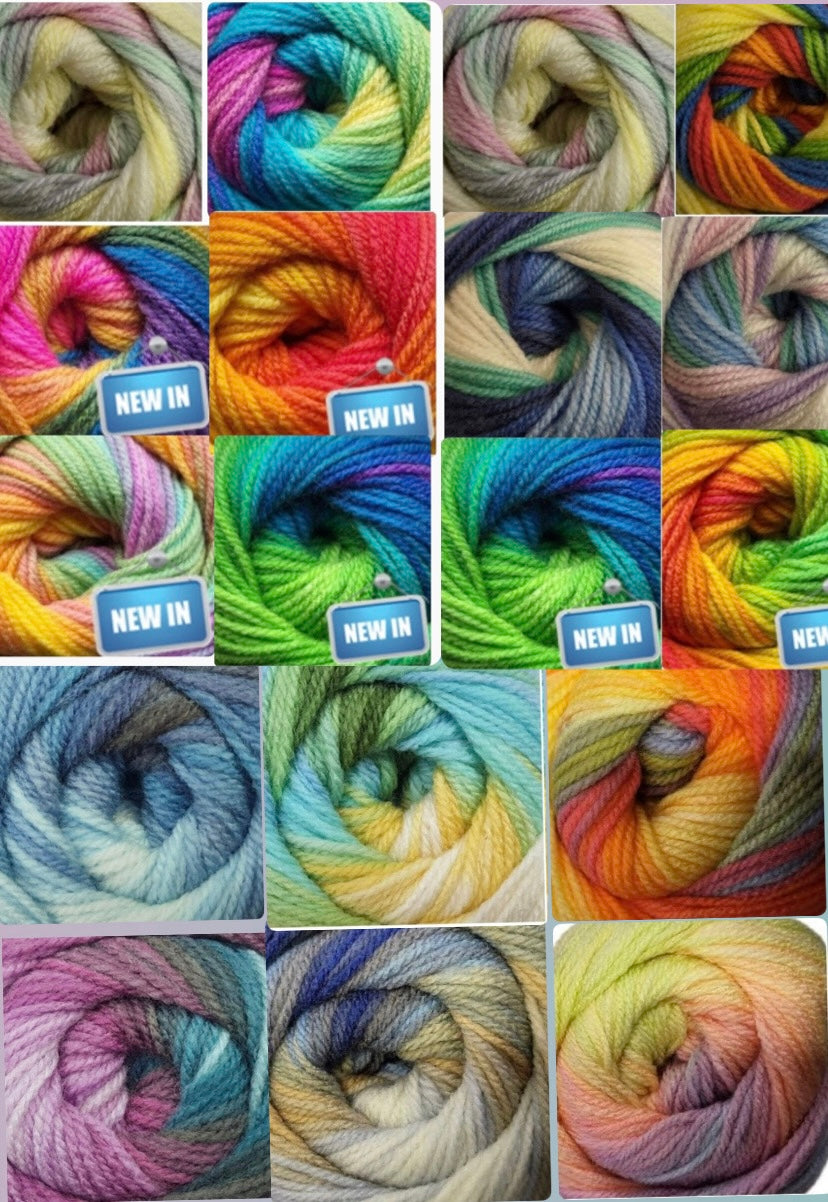 Robin Paintbox Double Knitting Yarn 100g
