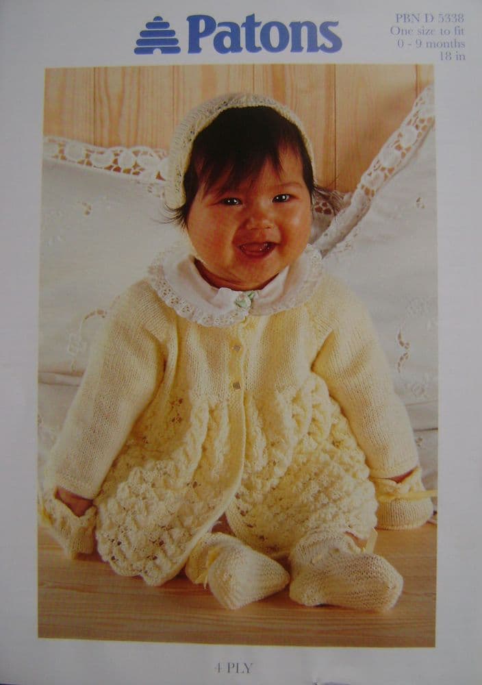 Patons 5338 Hat & Cable Mittens Knitting Pattern – Original Leaflet | Wingora