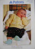 Patons 4938 Vintage Cardigan Knitting Pattern Original Leaflet | Wingora