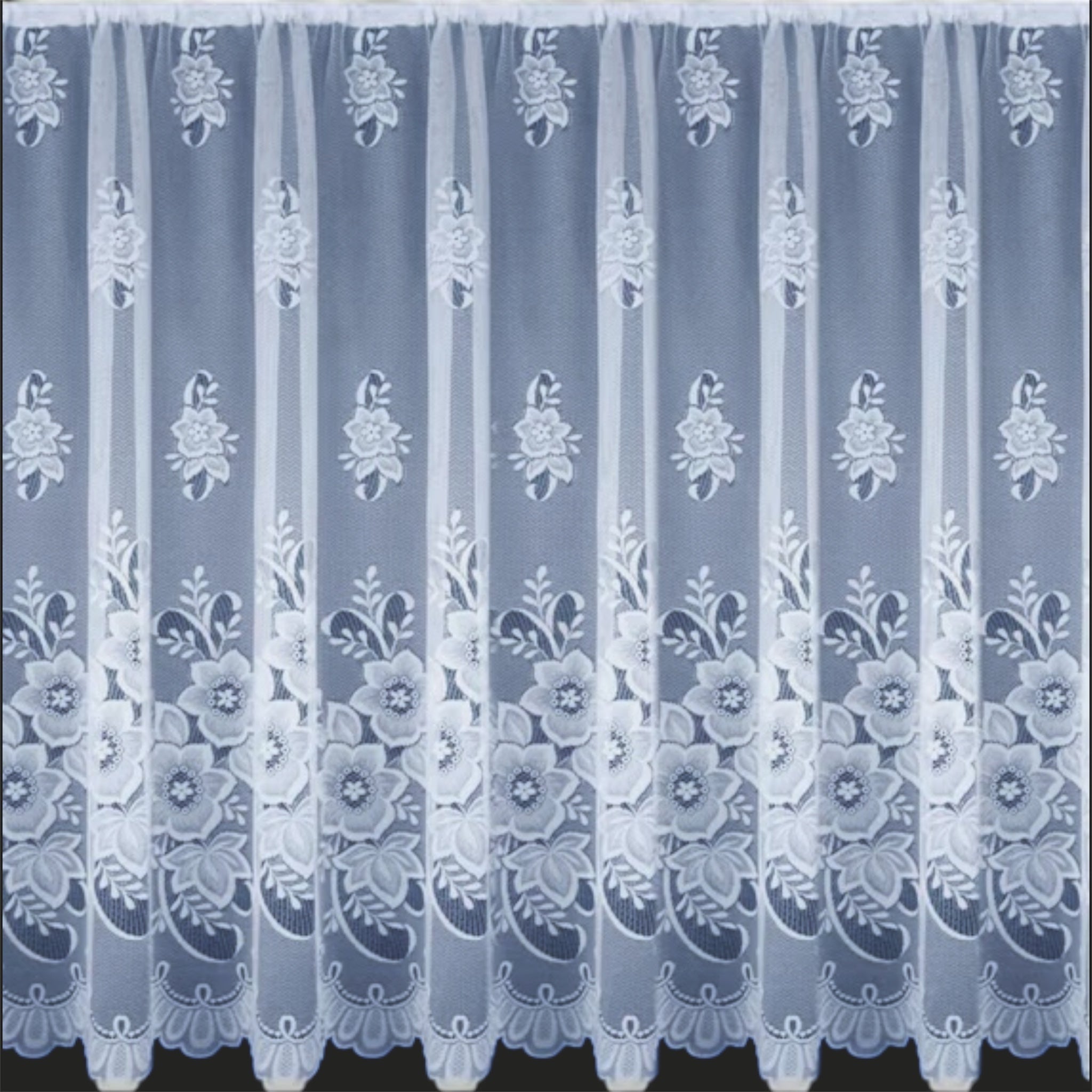 Wingora White Net Curtains – Made to Measure | Various Styles & Size | 36 Drop