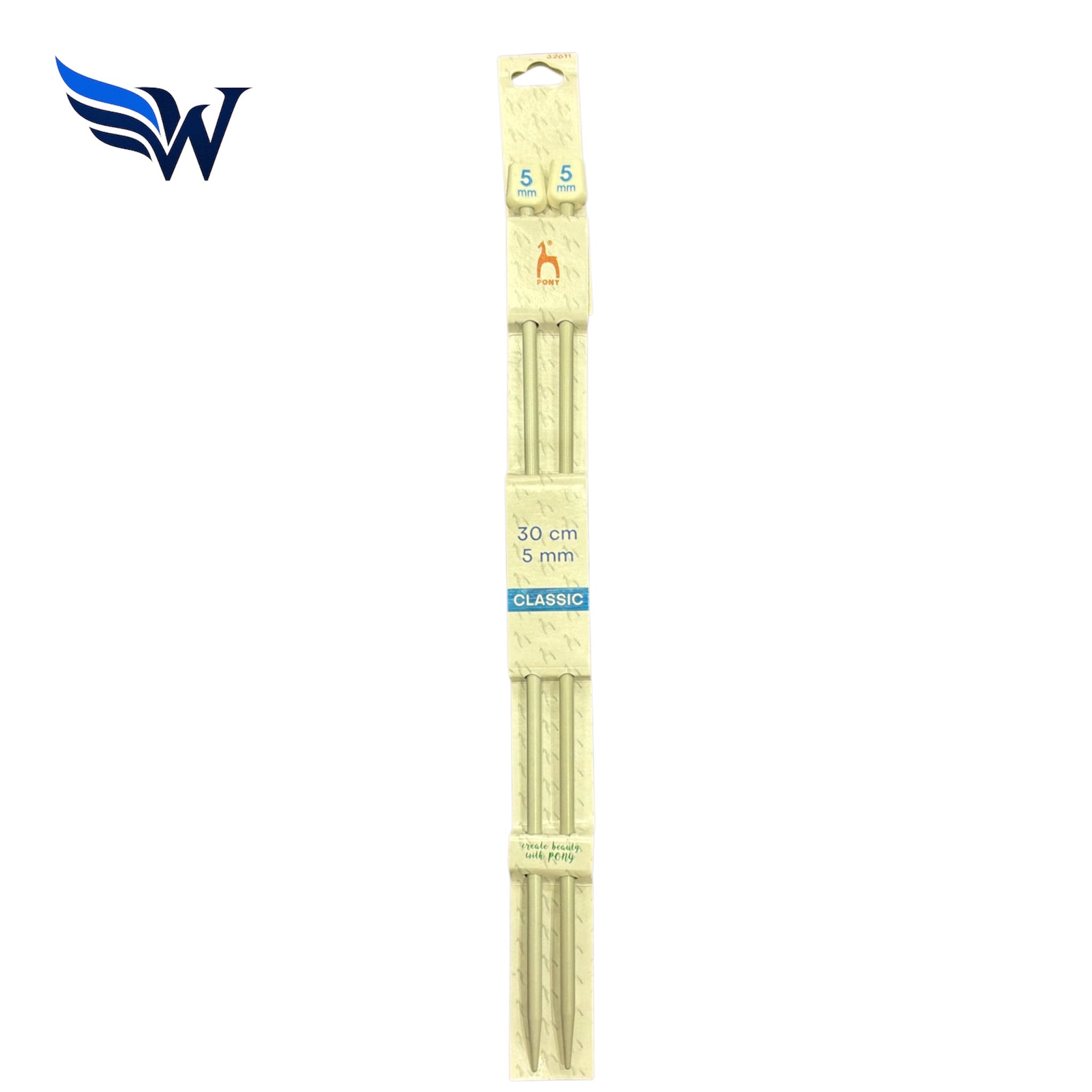 Pony Classic Knitting Needles 30cm Aluminium Single Point Needles – Choose Size 2mm–25mm | Wingora