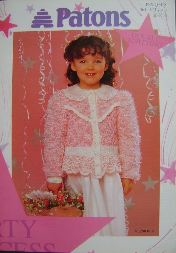 Patons 5158 Knitting Pattern – Original Leaflet | Wingora