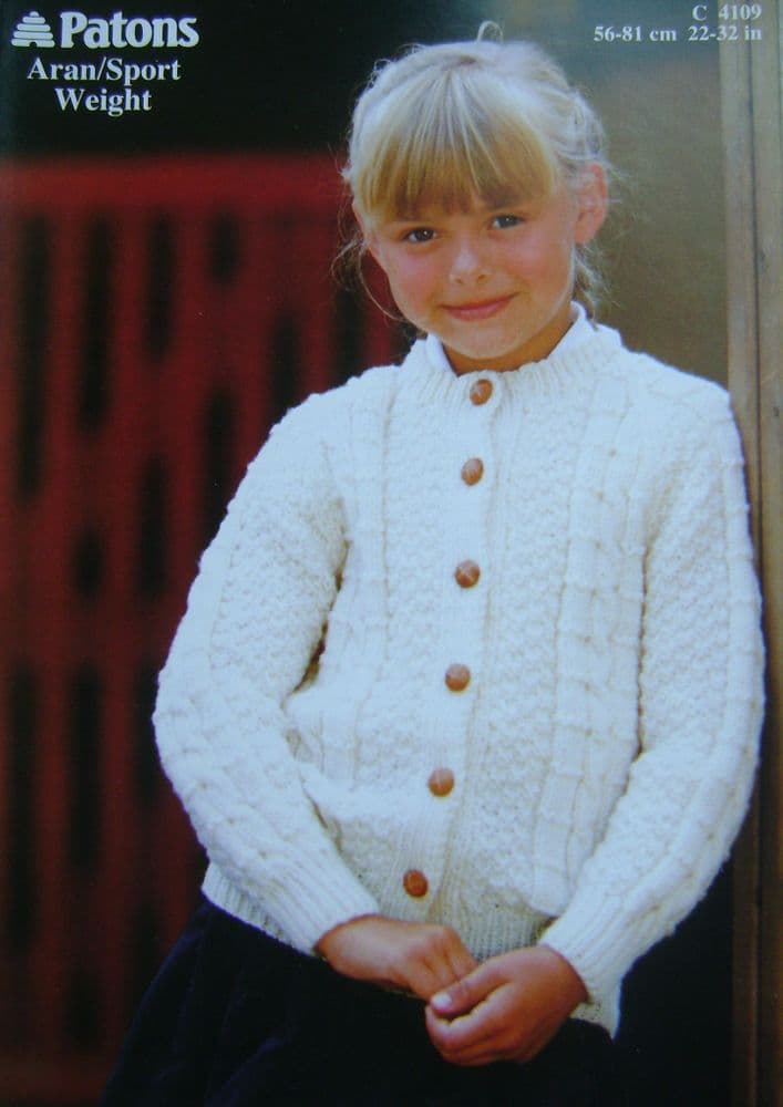 Patons 4109 Vintage Knitting Pattern Leaflet – Original | Wingora