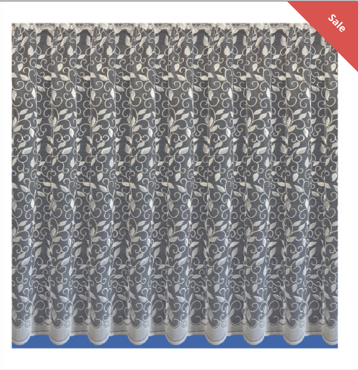 3179 White Voile Net Curtain Fabric – 36” (91cm) Rod Pocket – Sold by the yard | Wingora