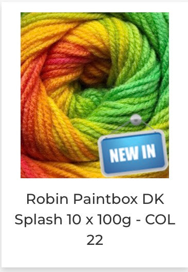 Robin Paintbox Double Knitting Yarn 100g
