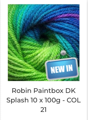 Robin Paintbox Double Knitting Yarn 100g