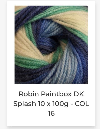 Robin Paintbox Double Knitting Yarn 100g