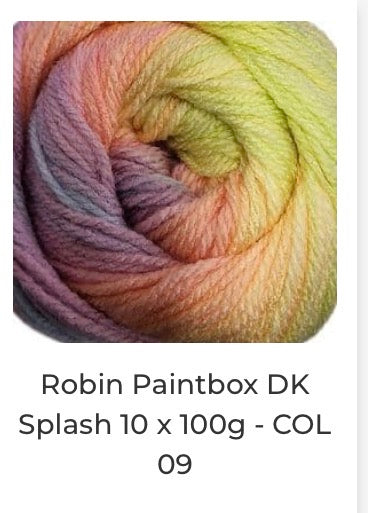Robin Paintbox Double Knitting Yarn 100g