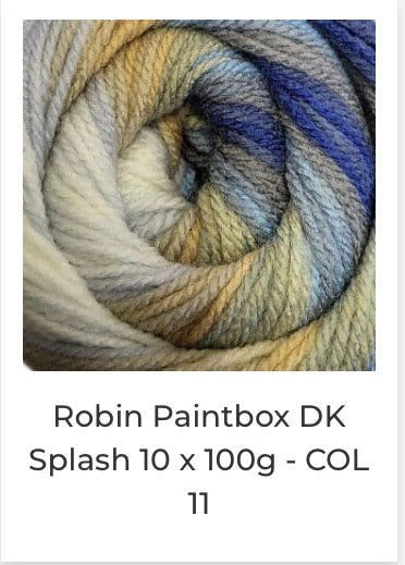 Robin Paintbox Double Knitting Yarn 100g
