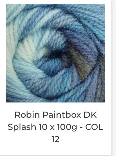 Robin Paintbox Double Knitting Yarn 100g