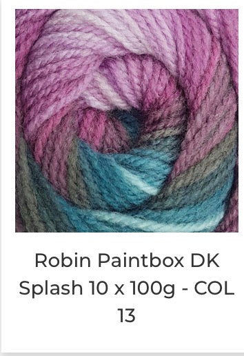 Robin Paintbox Double Knitting Yarn 100g