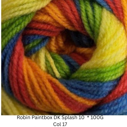 Robin Paintbox Double Knitting Yarn 100g